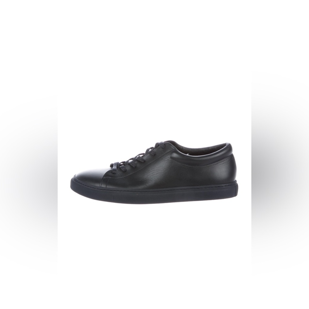 Sandro Leather Sneakers - Navy & Barely Worn!